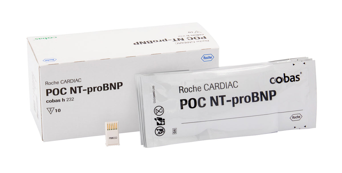 Roche CARDIAC POC NT-proBNP Test für cobas h 232 (10 Stk)
