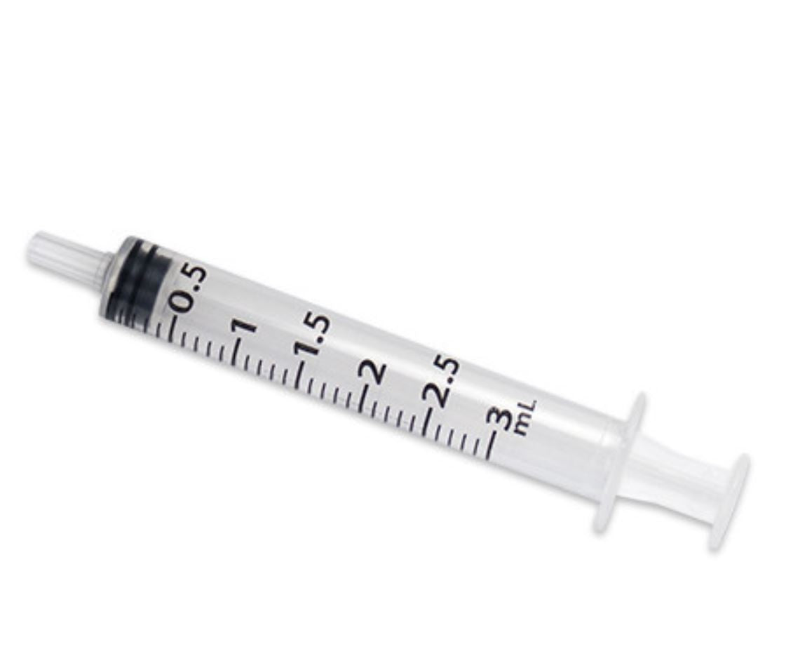 TERUMO Spritze 3ml 3-teil zentrisch Luer-Lock (100 Stk)