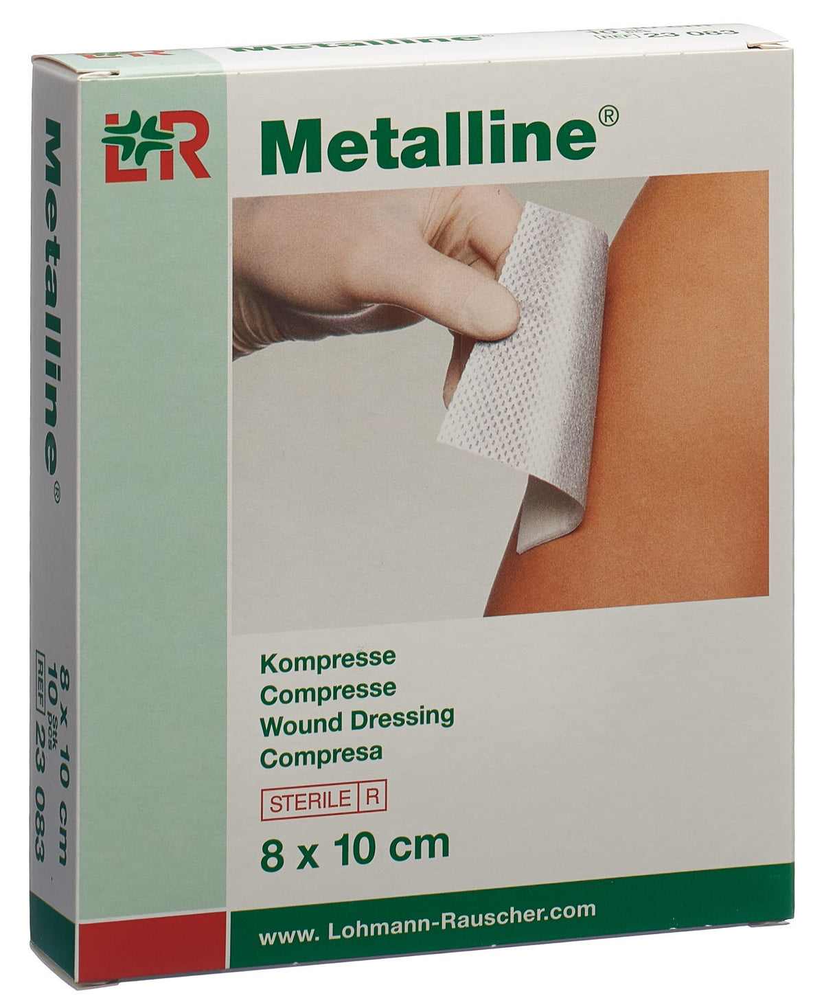 Metalline Kompressen 8x10cm steril (10 Stk)