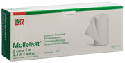 Mollelast Elastische Fixierbinde 6cmx4m weiss (20 Stk)