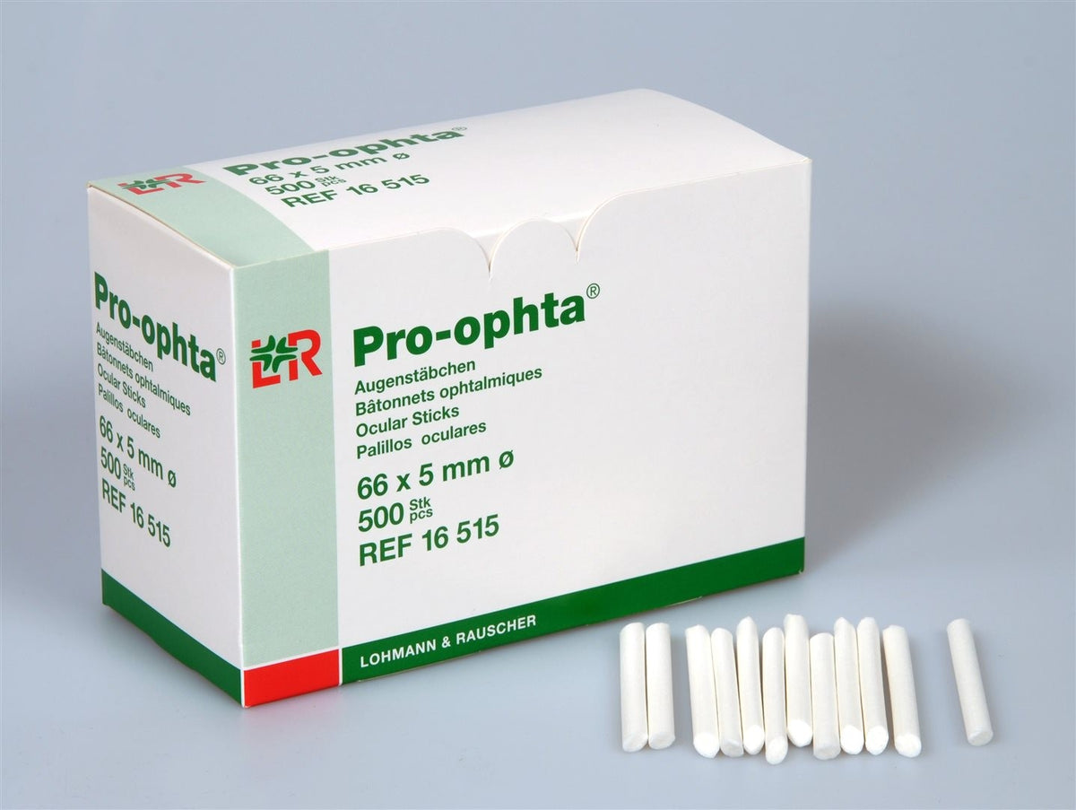 Pro-ophta Augenstäbchen weiss steril (20x20 Stk)
