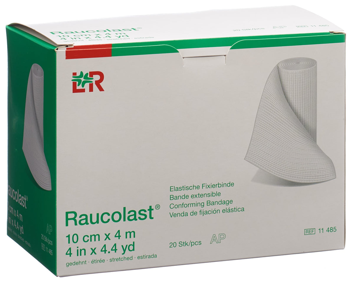 Raucolast elastische Fixierbinde 10cmx4m (20 Stk)