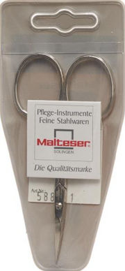 Malteser Nagelhautschere gebogen, 9cm, No.1 (1 Stk)