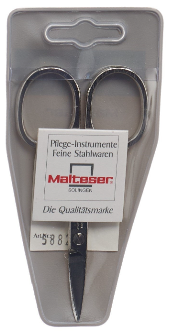 Malteser Nagelschere gebogen, 9cm, No.2 (1 Stk)
