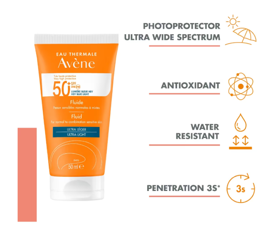 Avène Ultra Fluid Invisible SPF50+ (50ml)
