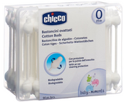 Chicco Sicherheits Wattestäbchen SICURNET Baumwolle (90stk)