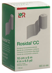 Rosidal CC kohäsive Kompressionsbinde Kurzzug 10cmx6m (1 Stk)