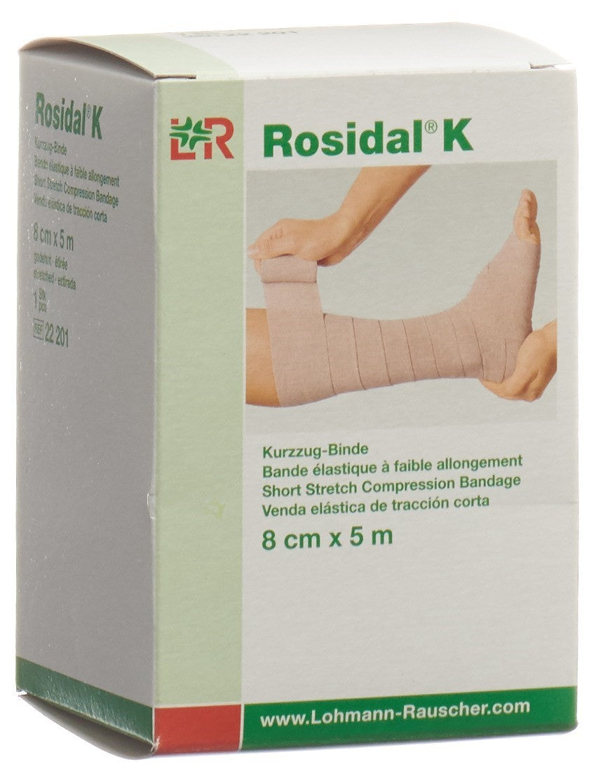 Rosidal K Kurzzug-Binde 8cmx5m (1 Stk)