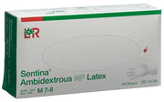 Sentina Handschuhe M Latex (100 Stk)
