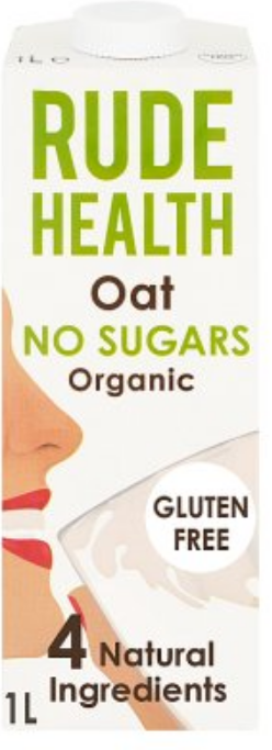 Rude Health Oat No Sugars Organic (1 Liter)