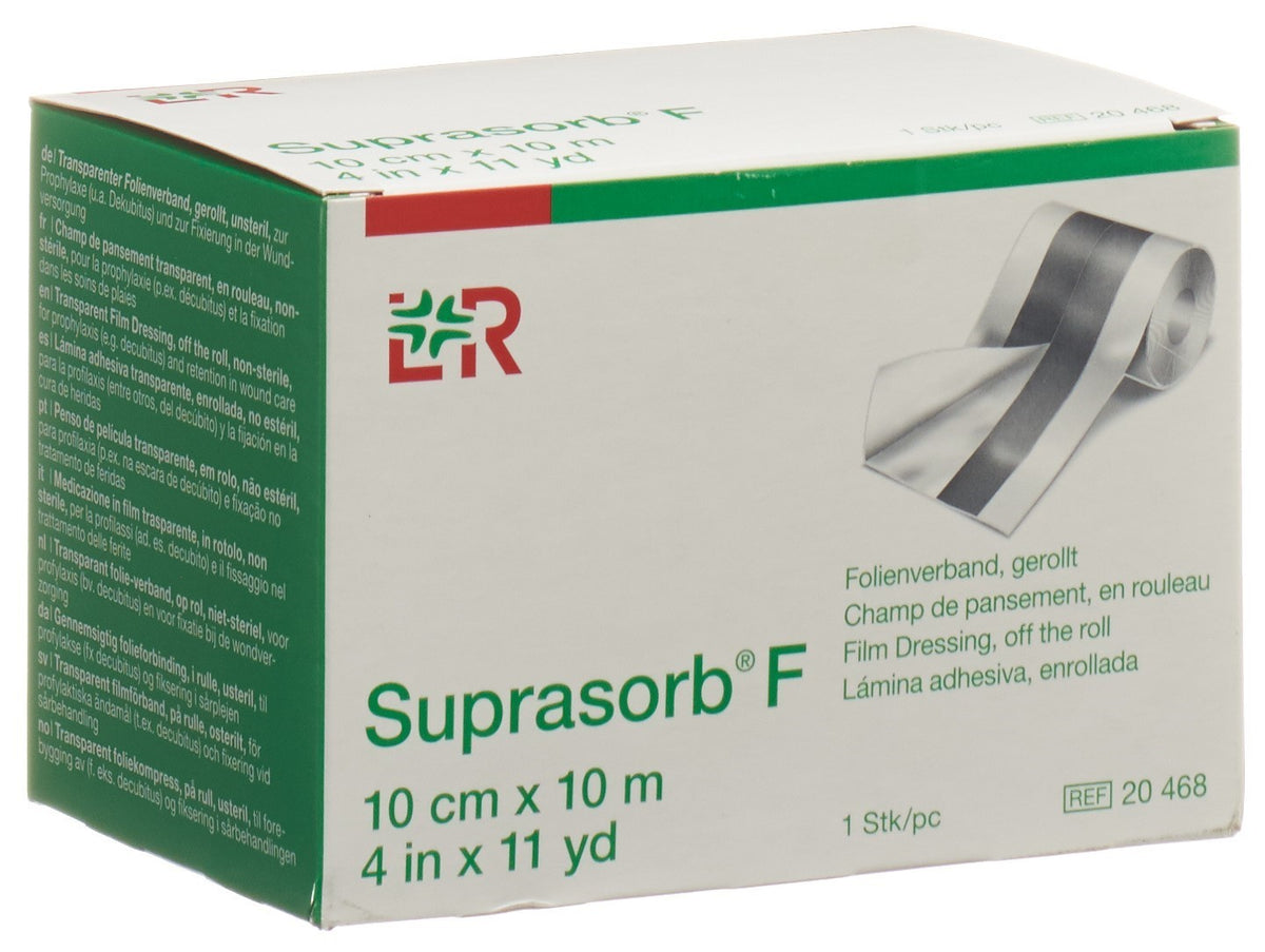 Suprasorb F Folien Verband 10cmx10m unsteril Rolle (1 Stk)