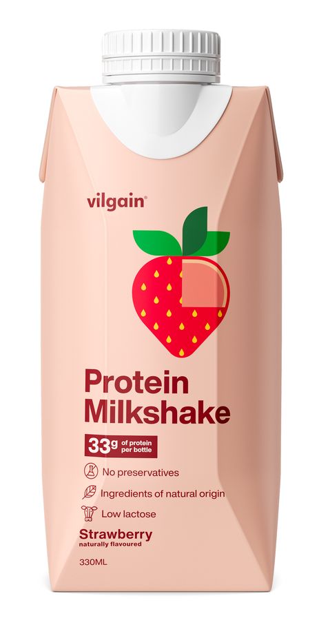 Vilgain Protein Milkshake Erdbeere