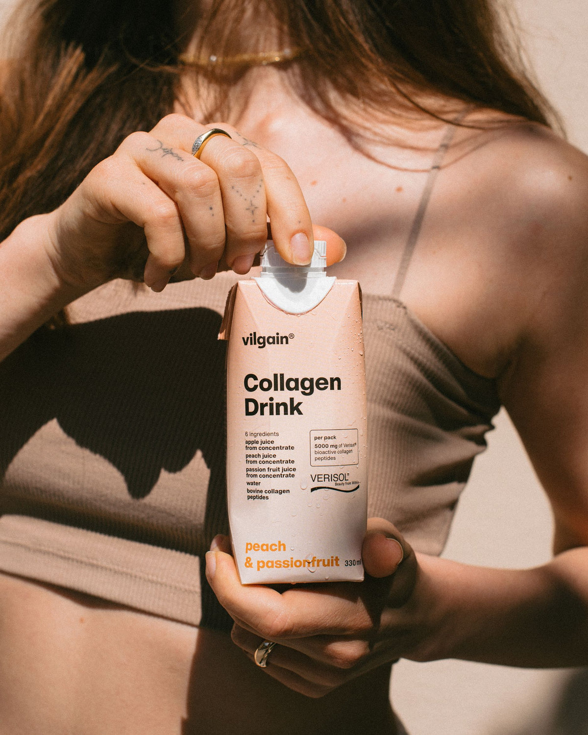 Vilgain Collagen Drink Pfirsich und Maracuja Bild 2