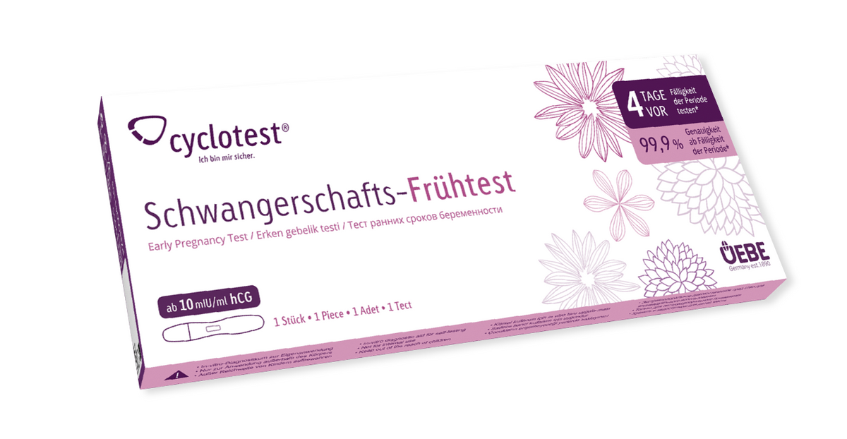 Cyclotest Schwangerschafts-Frühtest (1 Stk)