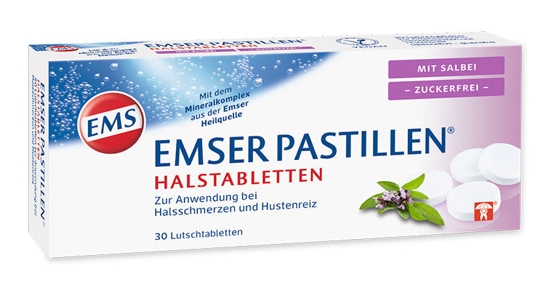 EMSER Pastillen mit Salbei zuckerfrei (30 Stk)