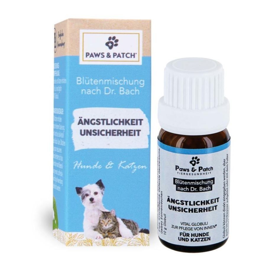 Paws and Patch Angst+Unsicherheit Hunde/Katzen Bach-Blütenmischung (10g)