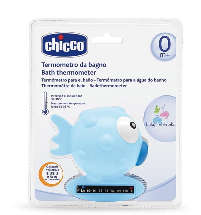 Chicco Badethermometer Globe Fish light blue 0m+