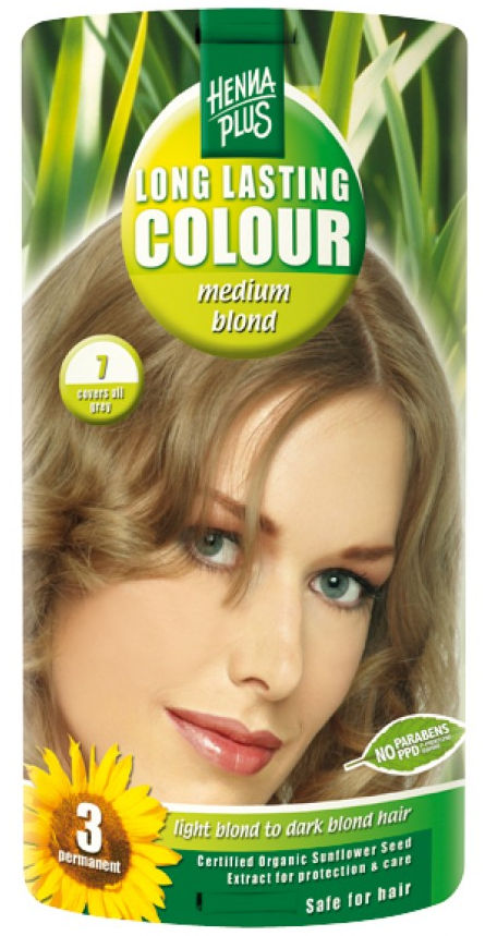 HENNA PLUS Long Lasting Colour 7 Mittelblond (1 Stk)