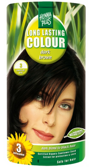 HENNA PLUS Long Lasting Colour 3 Dunkelbraun (1 Stk)