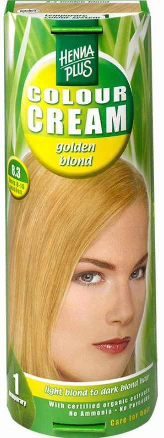HENNA PLUS Colour Cream 8.3 Goldblond (60ml)