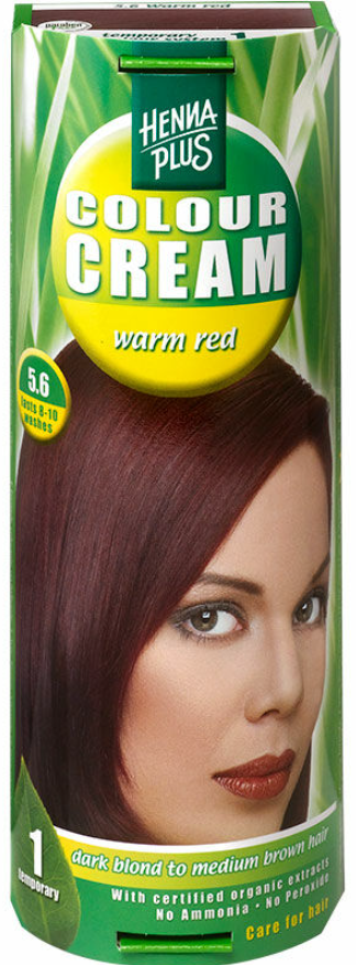 HENNA PLUS Colour Cream 5.6 Warmes Rot (60ml)