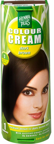 HENNA PLUS Colour Cream 3 Dunkelbraun (60ml)