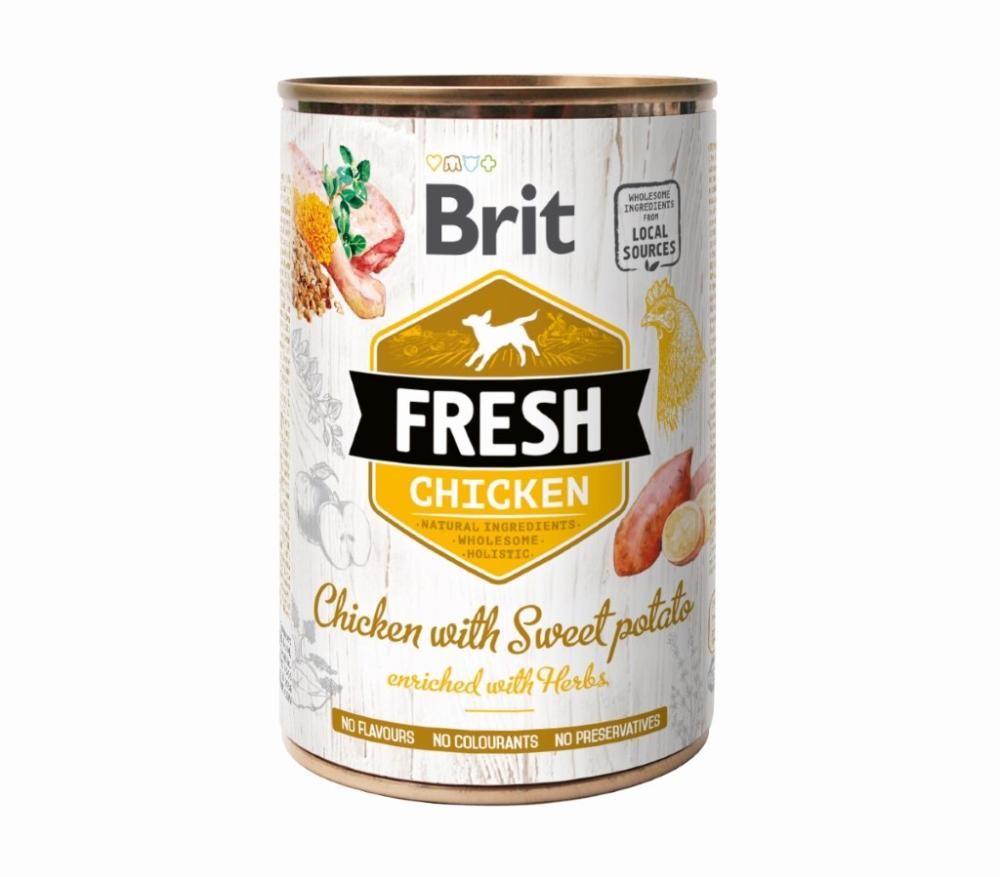 Brit Fresh Can Huhn mit Süsskartoffel (6x400g)
