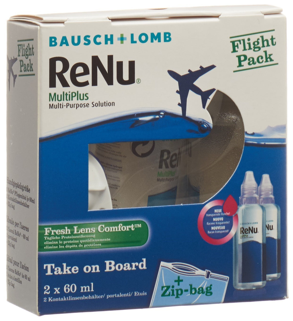ReNu MultiPlus Fresh Lens Comfort Flight Pack (100ml)