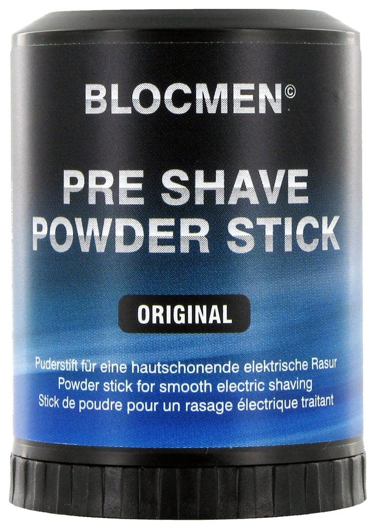 BLOCMEN Original Rasurpuderstift, für schonende Trockenrasur (60g)