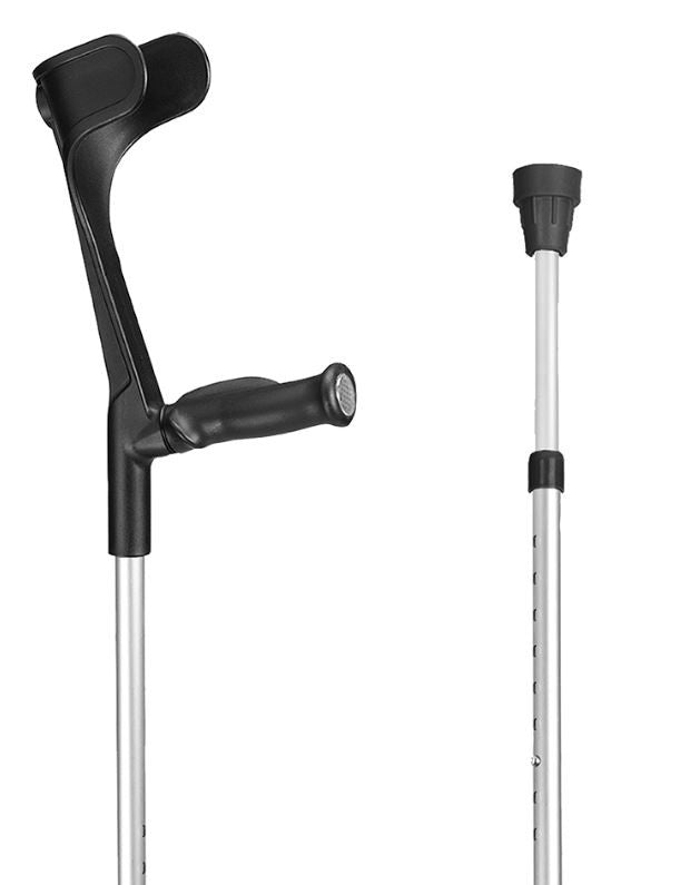 Sahag Krücken Anatomisch Soft 76-96cm alu schwarz (1 Paar)
