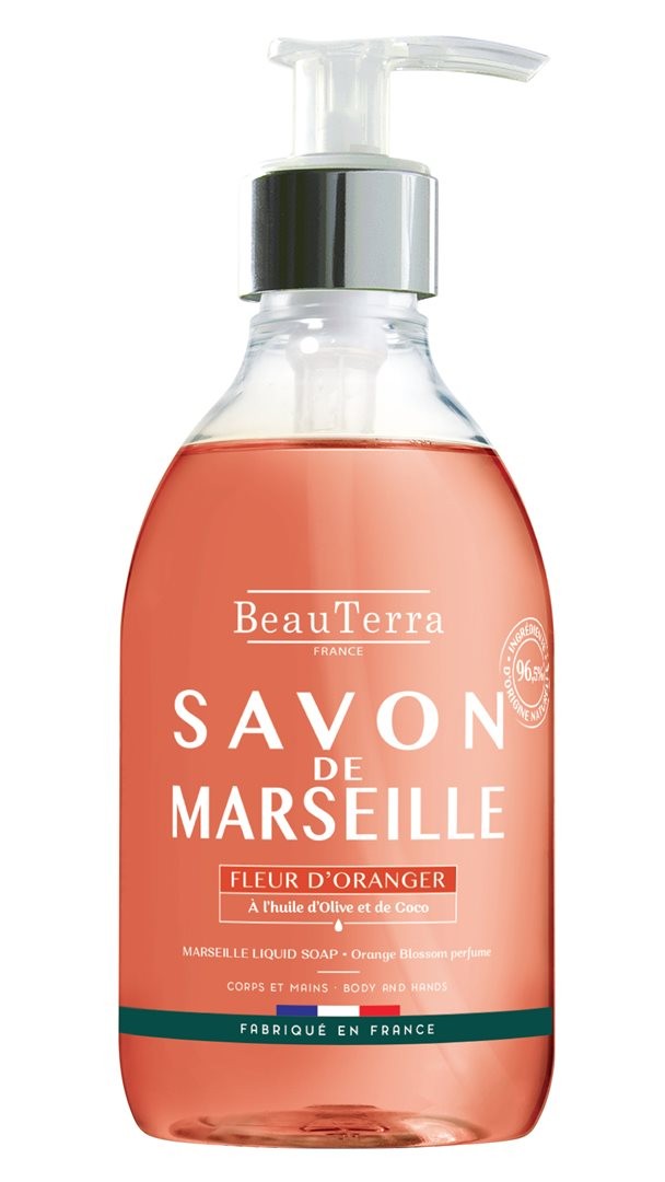 BeauTerra Flüssigseife Marseille Orangenblüte (300ml)