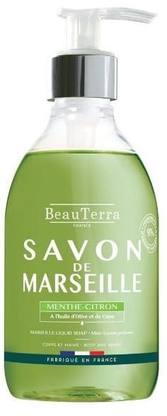 BeauTerra Flüssigseife Marseille Minze-Zitrone (1000ml)