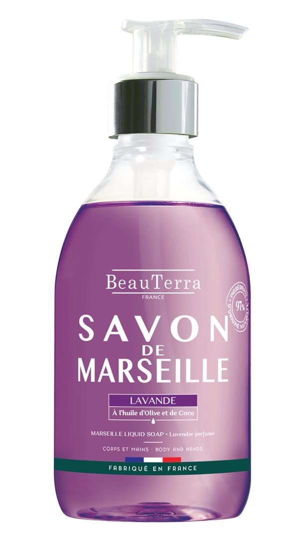 BeauTerra Flüssigseife Marseille Lavendel (1000ml)