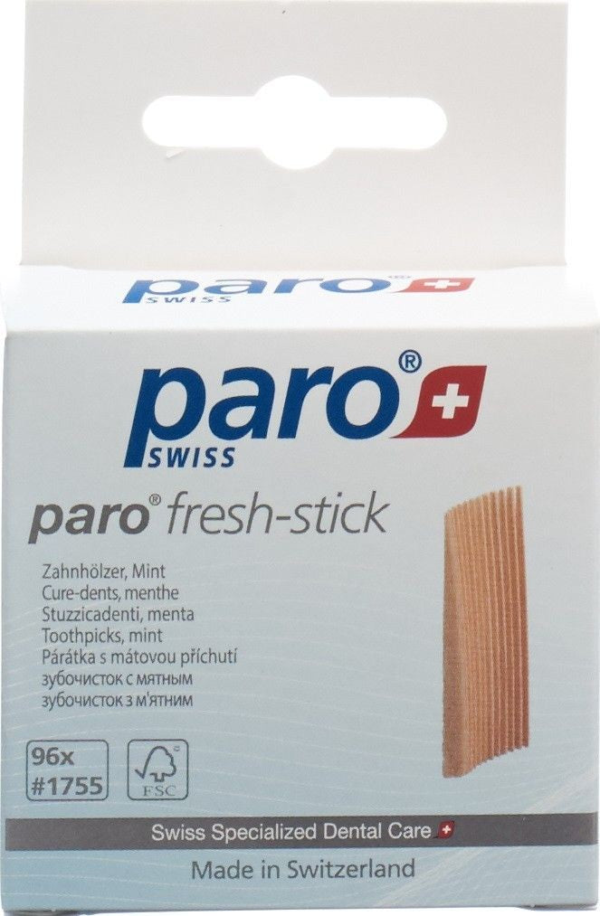 Paro Brush Sticks Zahnholz mittel Mint (96 Stk)