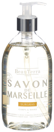 BeauTerra Flüssigseife Marseille surgras Mandel (300ml)