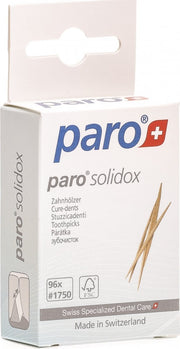 Paro solidox Zahnholz mittel doppelendig (96 Stk)