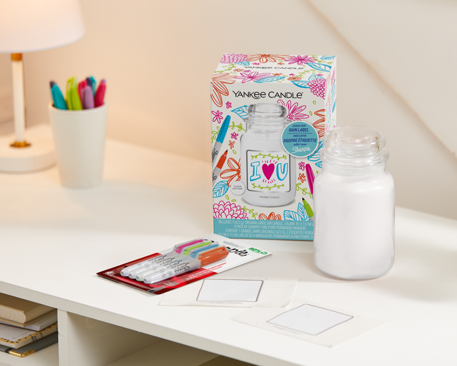 Yankee Candle & Sharpie Geschenkset (2-teilig)