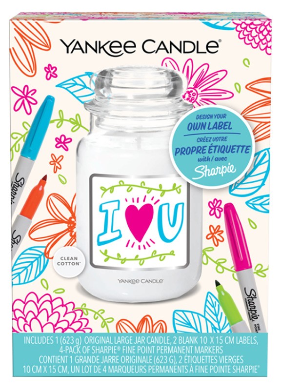 Yankee Candle & Sharpie Geschenkset (2-teilig)