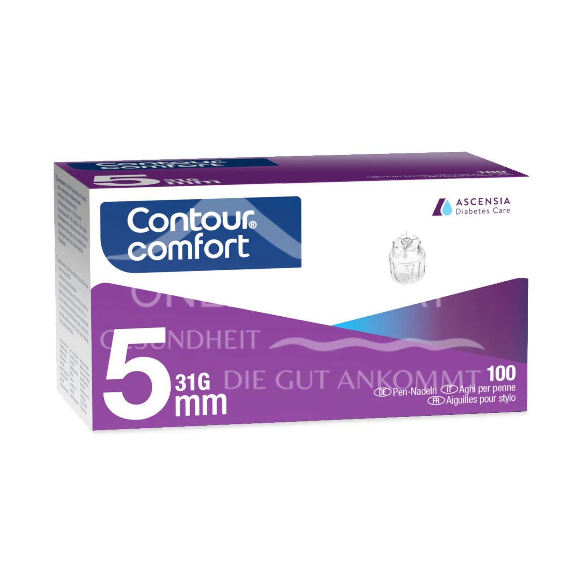 Contour comfort Aghi per penna 31G 5mm (100 pz)
