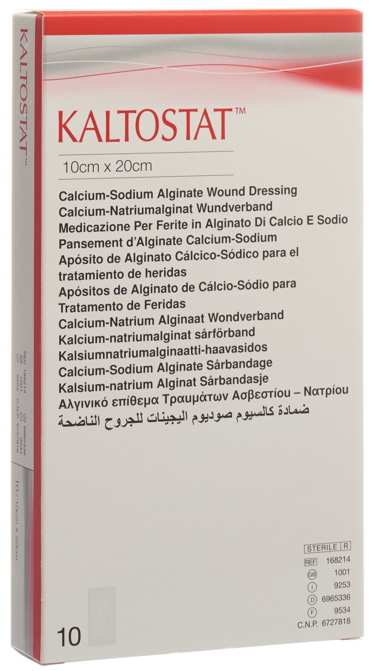 KALTOSTAT Kompressen, 10x20cm, steril (10 Stk)