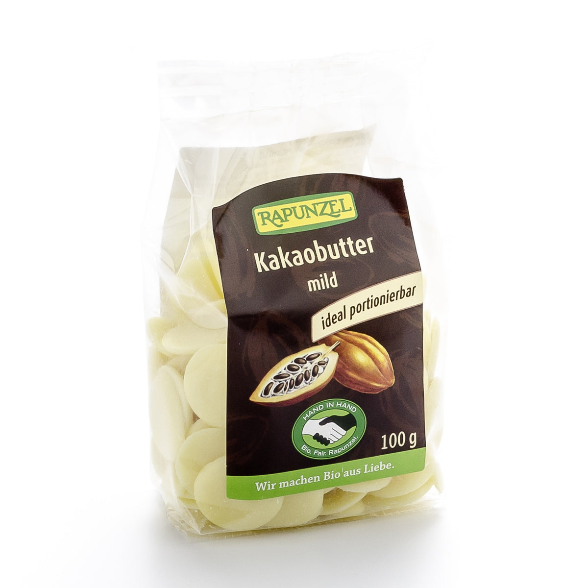 RAPUNZEL Bio Kakaobutter Chips mild (100g)