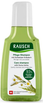 RAUSCH Pflege-Shampoo mit Schweizer Kräutern (40ml)