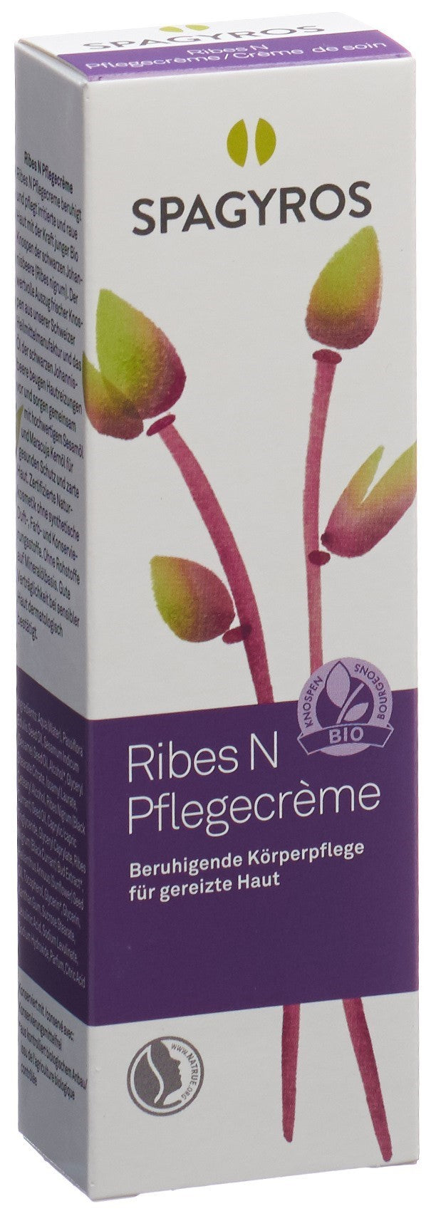 SPAGYROS Ribes N Pflegecrème mit Dispenser (50ml)