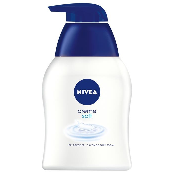 Nivea - Creme Soft Pflegeseife Handcreme und Seife (250 ml)