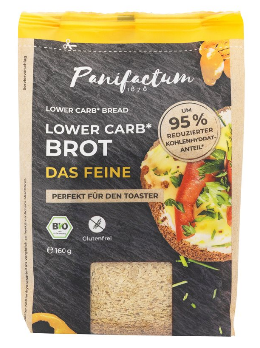 Panifactum Lowcarb Brot Feine glutenfrei (160g)