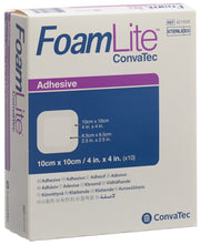 FOAM LITE Convatec Silikon-Schaum 10x10cm 10 Stk