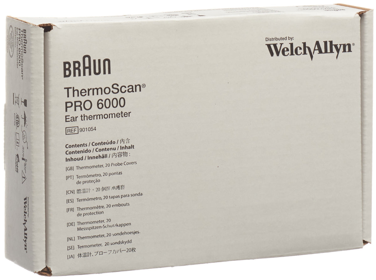 BRAUN ThermoScan PRO 6000 Thermometer (1 Stk)