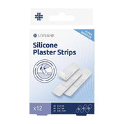 Livsane Silikonpflaster Streifen ultra sensitive (12 Stk)