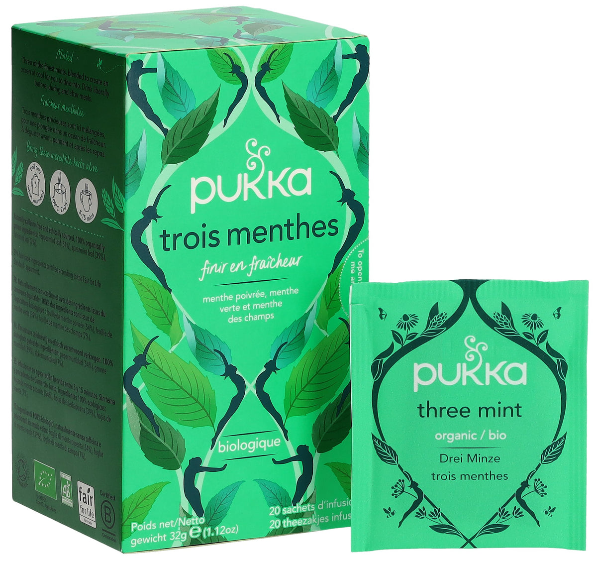Pukka Drei Minzen Bio Tee (20 Stk)