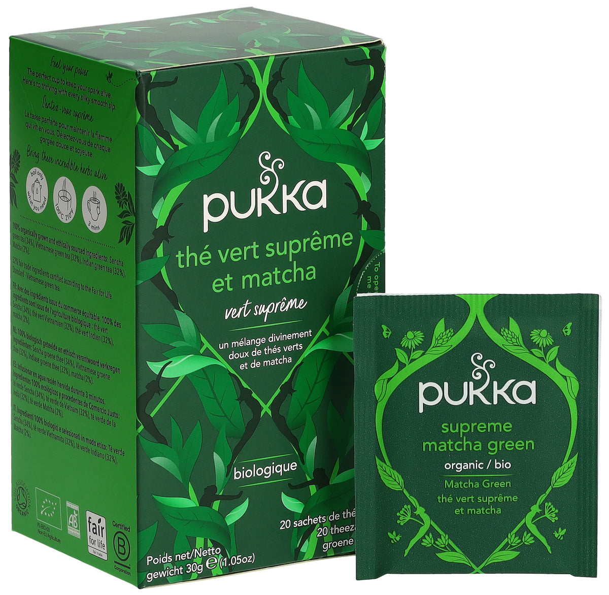 Pukka Supreme Matcha Green Bio Tee (20 Stk)